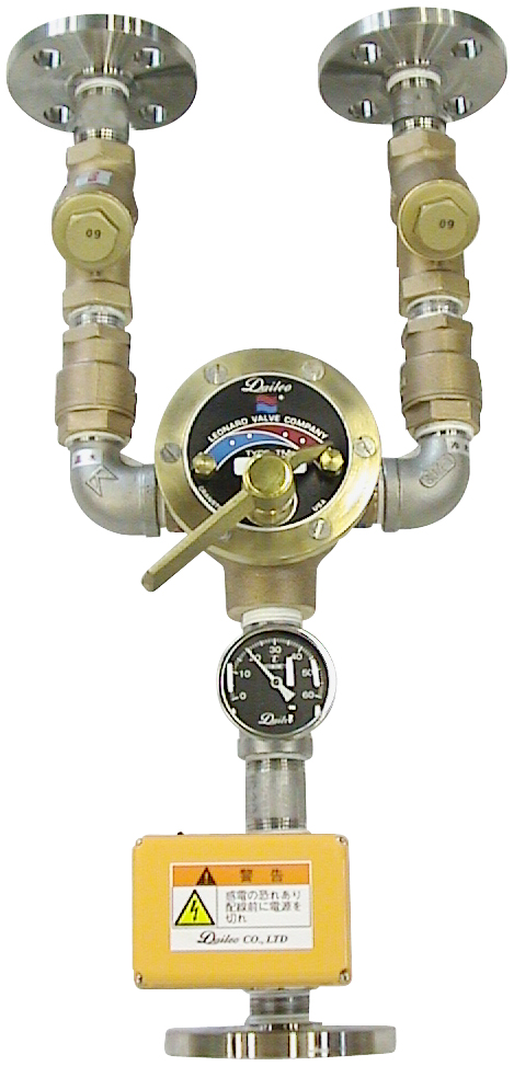 適温浴槽補給水ユニット（モータバルブ付）フランジ接続式